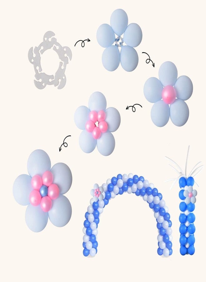 Miliocry 100PCS Balloon Arch Clips, Reusable Balloon Clips for Balloon Arch, Plastic Balloon Supplies for Stand, Balloon Garland Clips for Party Wedding Baby Shower Decorations - Image 5